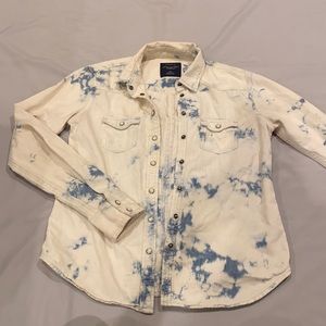 American Eagle Jean Bleached Jacket